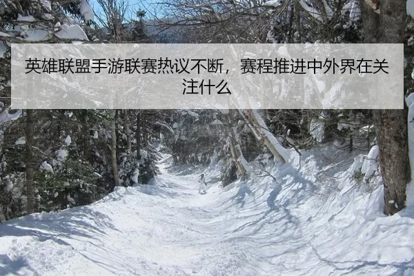 英雄联盟手游联赛热议不断,赛程推进中外界在关注什么